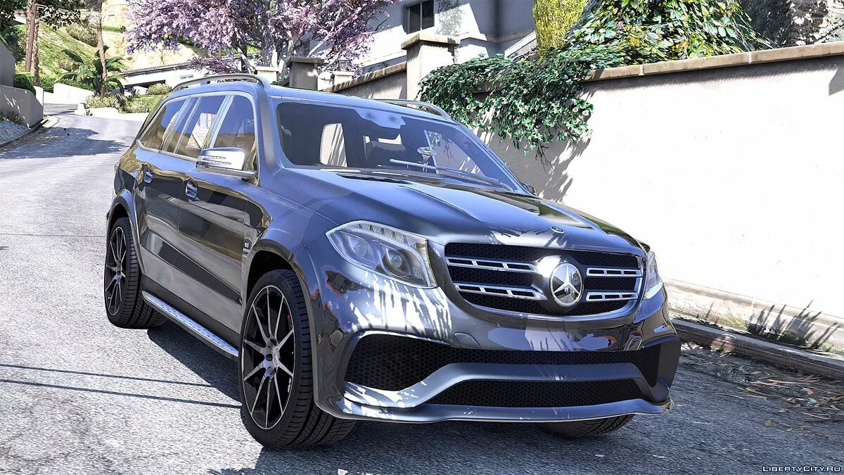 奔驰GLS 63 AMG 2015 [附加/替换 | 动画] 1.1 / GTA 5