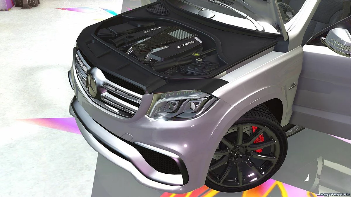 奔驰GLS 63 AMG 2015 [附加/替换 | 动画] 1.1 / GTA 5