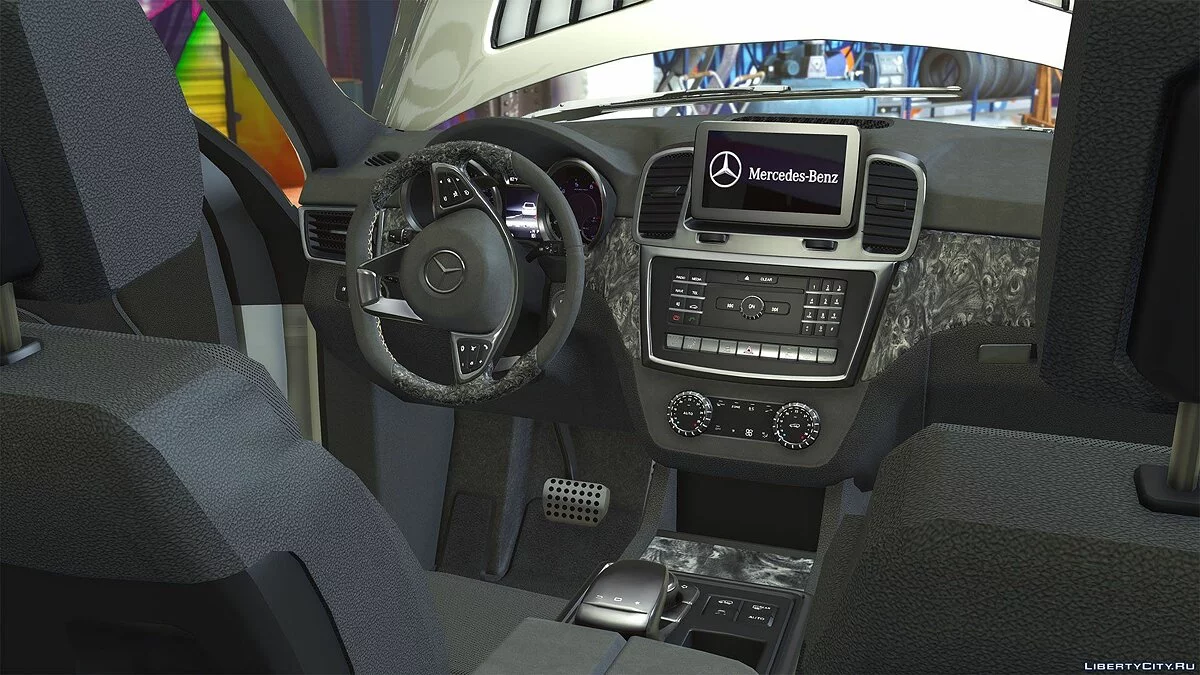 奔驰GLS 63 AMG 2015 [附加/替换 | 动画] 1.1 / GTA 5