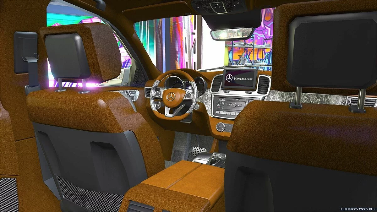 奔驰GLS 63 AMG 2015 [附加/替换 | 动画] 1.1 / GTA 5