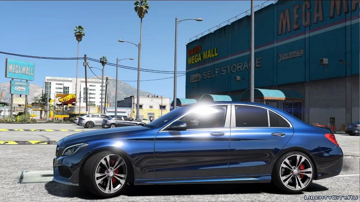 Mercedes-Benz C250 AMG-Line 2015 1.0 / GTA 5