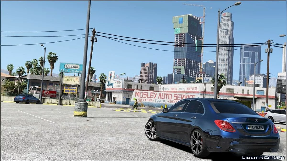 Mercedes-Benz C250 AMG-Line 2015 1.0 / GTA 5