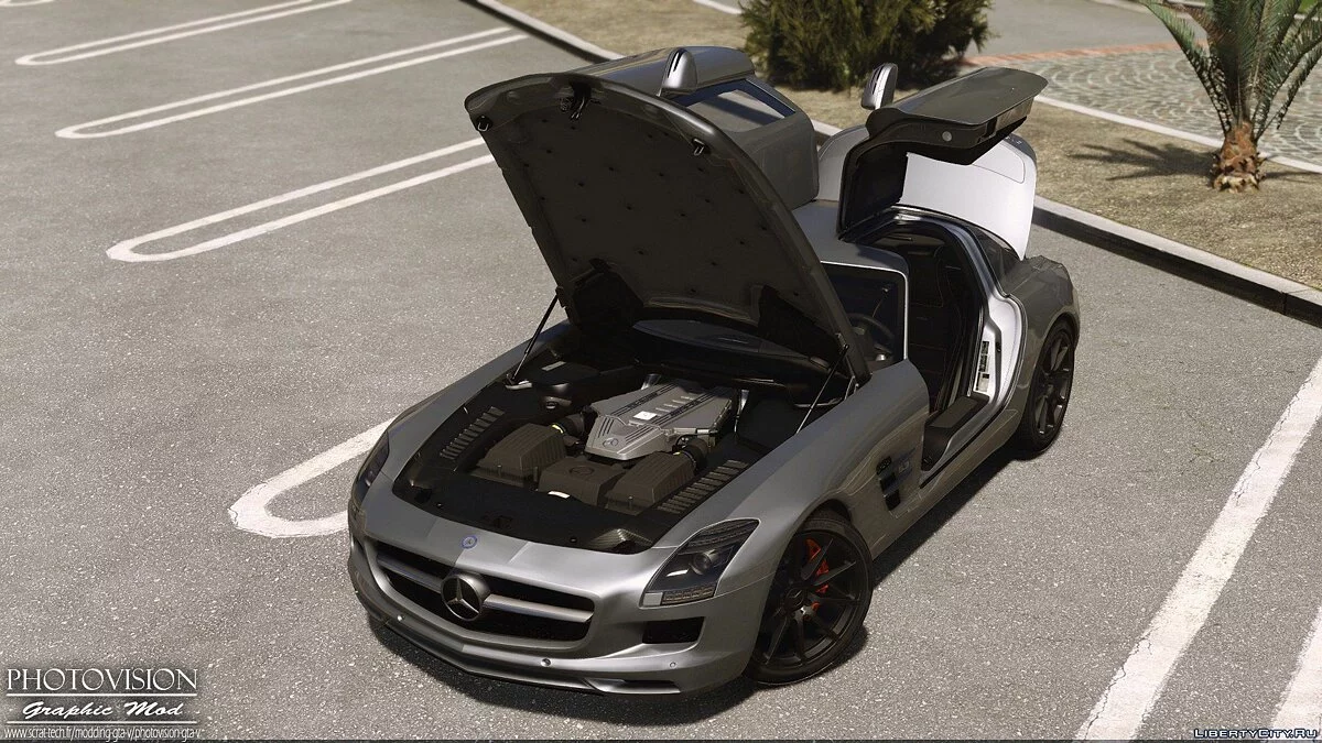 Mercedes Benz SLS AMG | AUTOVISTA [Додаток / Заміна | Шаблон] 3.0 / GTA 5