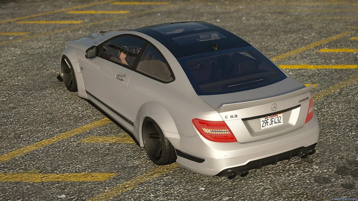 Liberty Walk Mercedes Benz C63 AMG [Додаток | Шаблон] 1.0 / GTA 5