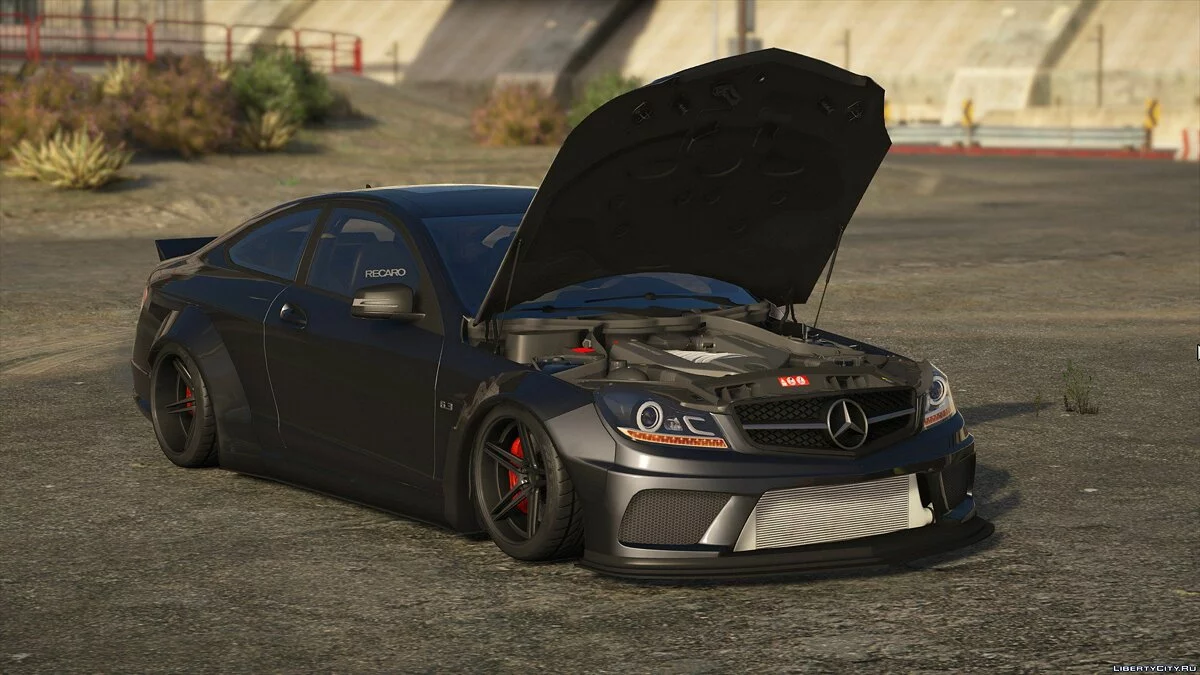 Liberty Walk Mercedes Benz C63 AMG [Додаток | Шаблон] 1.0 / GTA 5