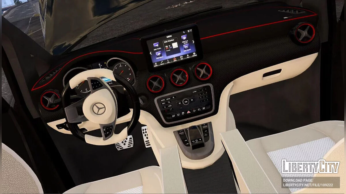 Mercedes-Benz V-class 250 Bluetec LWB [Animado / Añadir / FiveM] 3.0 / GTA 5