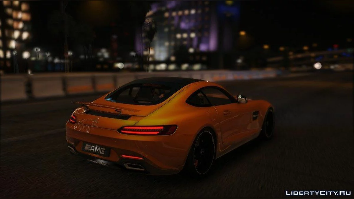 مرسيدس- AMG GT S 2016 [إضافة / استبدال / جناح تلقائي] 1.0 / جي تي أي 5