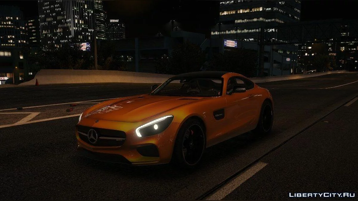 مرسيدس- AMG GT S 2016 [إضافة / استبدال / جناح تلقائي] 1.0 / جي تي أي 5