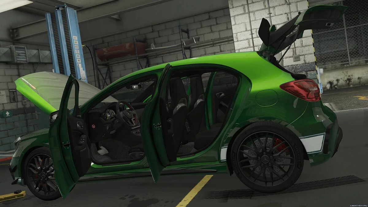 Mercedes-AMG A45 W176 2017 [Add-On / Reemplazo | Plantilla] v1.5 / GTA 5