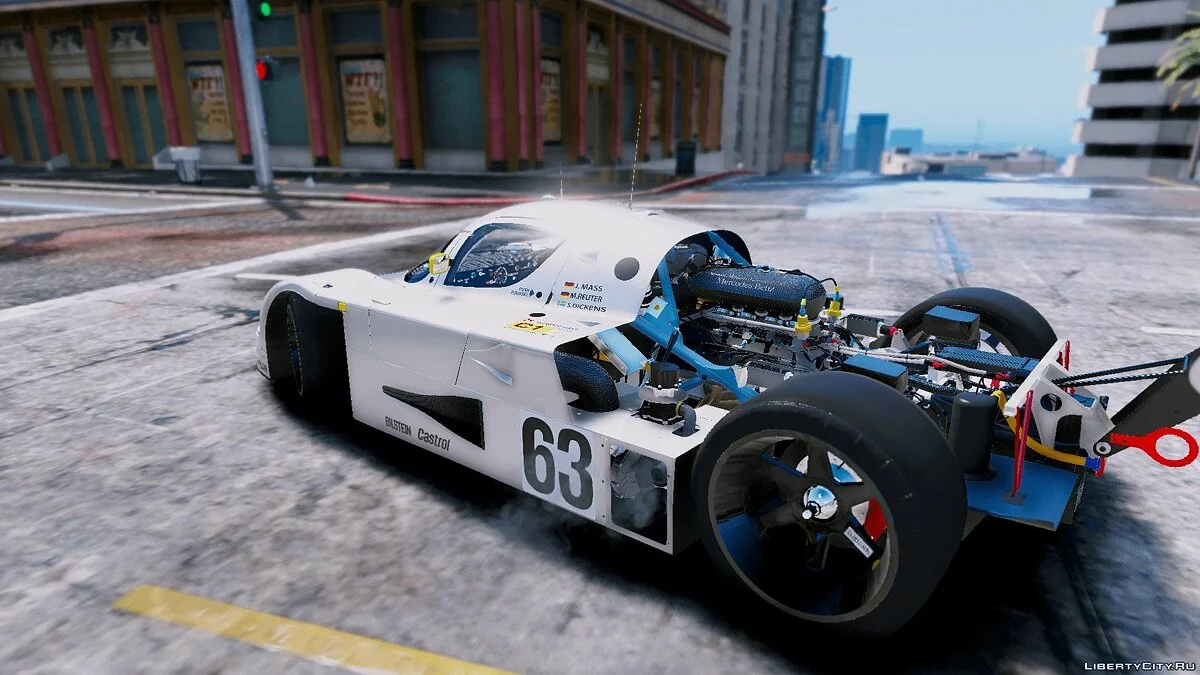 Mercedes-Benz Sauber C9 #63 1989 [Add-On / Substituir | Mapa de Sujeira | HQ] 1.0 / GTA 5