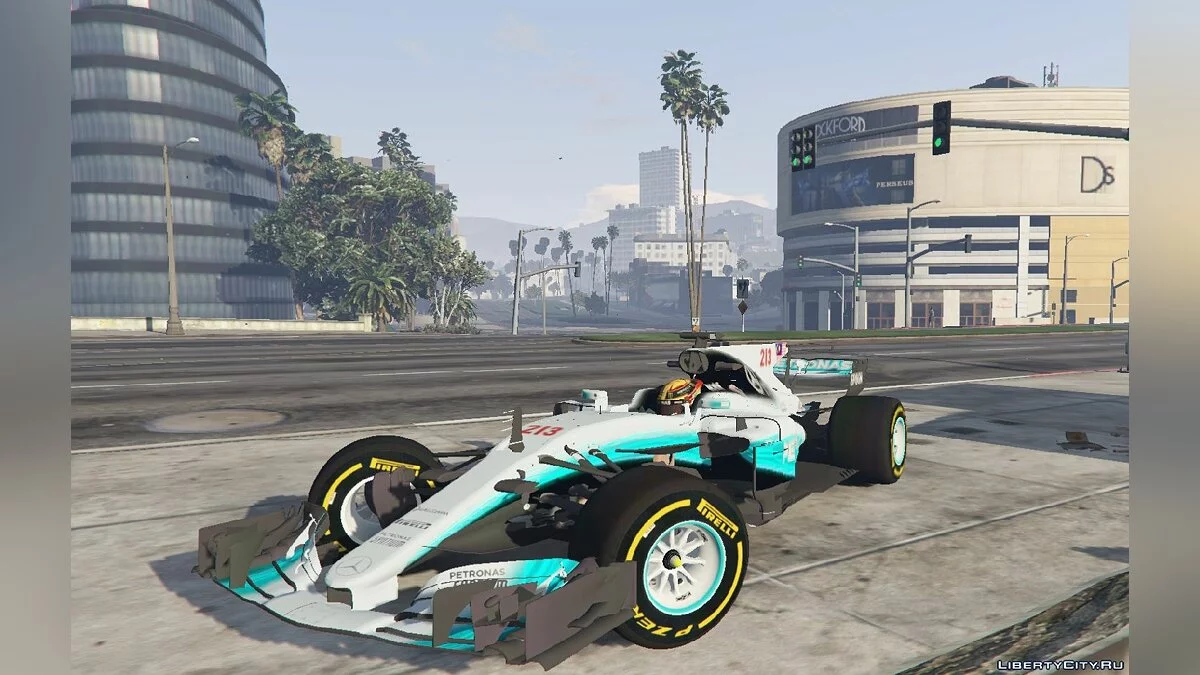 سيارة W08 F1 2017 مرسيدس AMG بتروناس V2.0 / جي تي أي 5