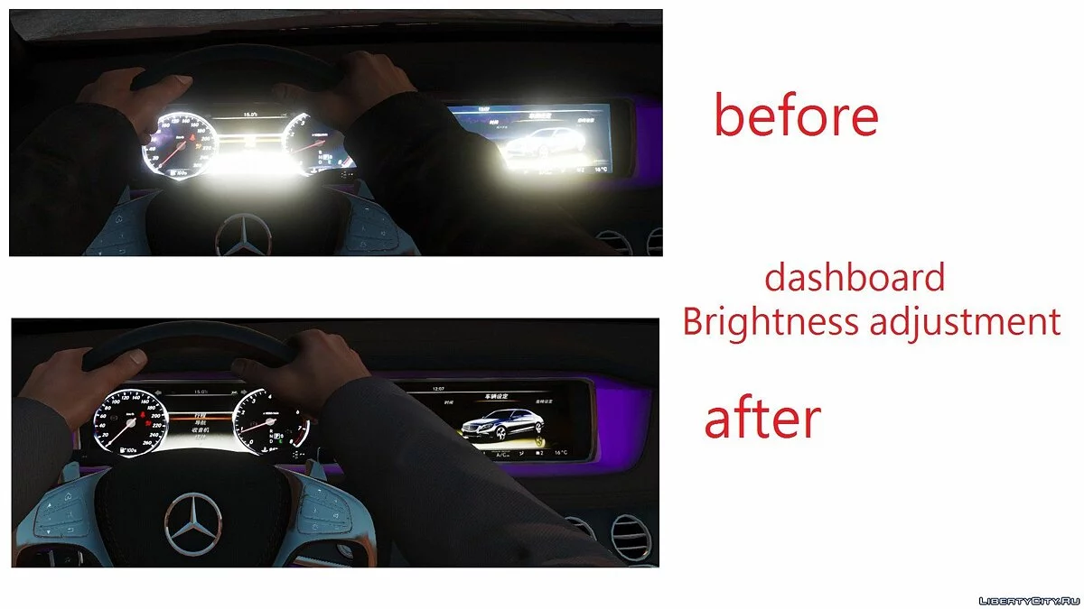 XPERIA's 2014 Mercedes-Benz S500 L / S550 for GTAV 1.41 and the future version 1.01 / GTA 5