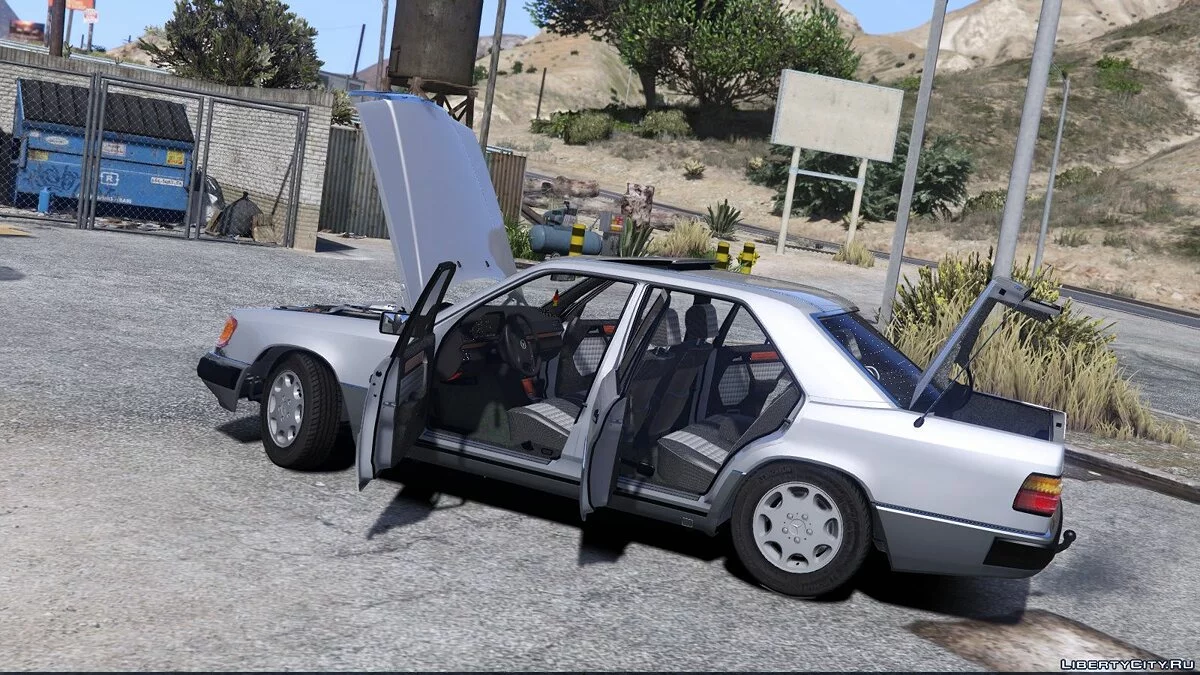 Mercedes-Benz W124 300D '1992 [Add-On/Replace/Animated/Extras] / GTA 5