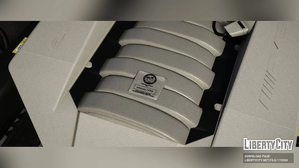 2013 مرسيدس- AMG C63 (W204) تحديث [إضافة | سلسلة سوداء | برابوس | تعديل] 2.0 / جي تي أي 5