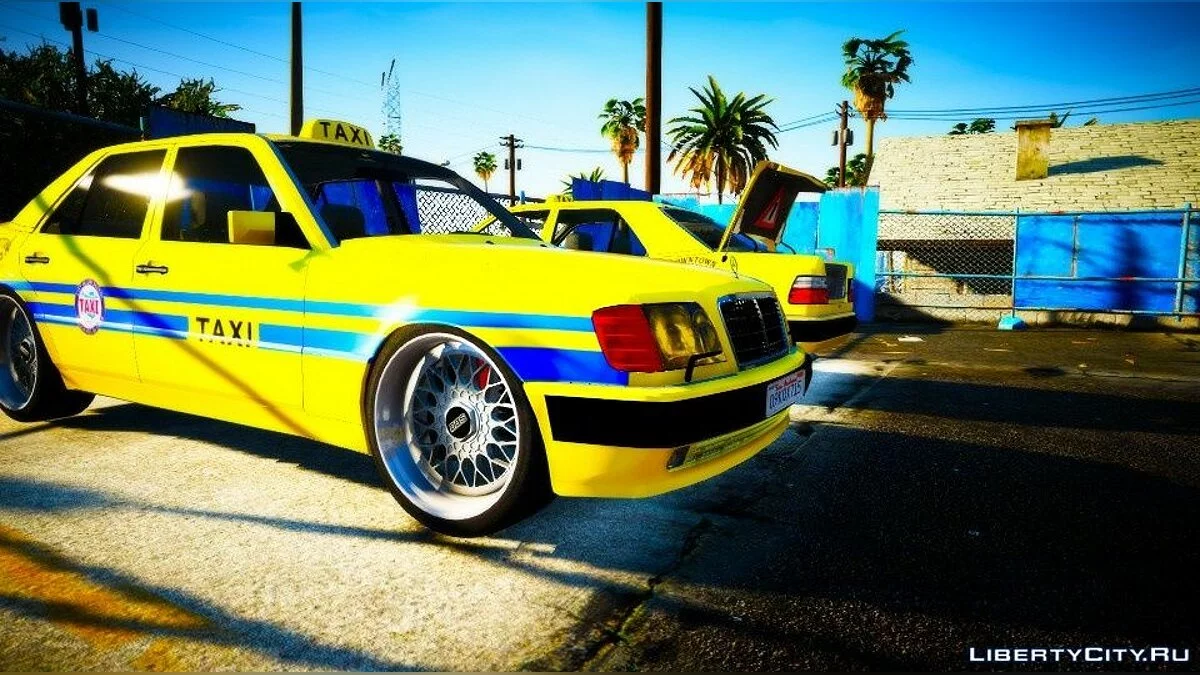 Mercedes-Benz E500 W124 Los Santos Taxi / GTA 5