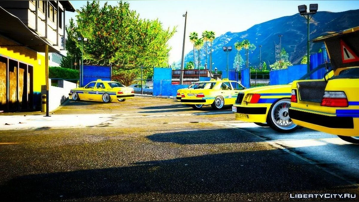 Mercedes-Benz E500 W124 Los Santos Taxi / GTA 5