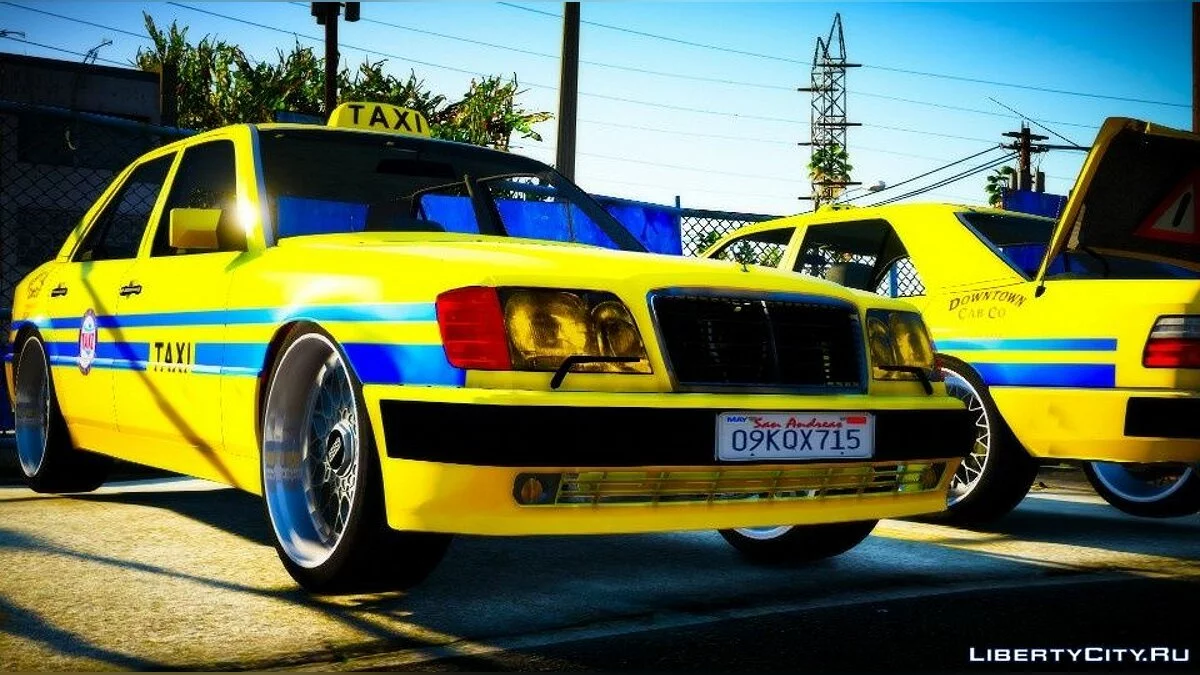 Mercedes-Benz E500 W124 Los Santos Taxi / GTA 5