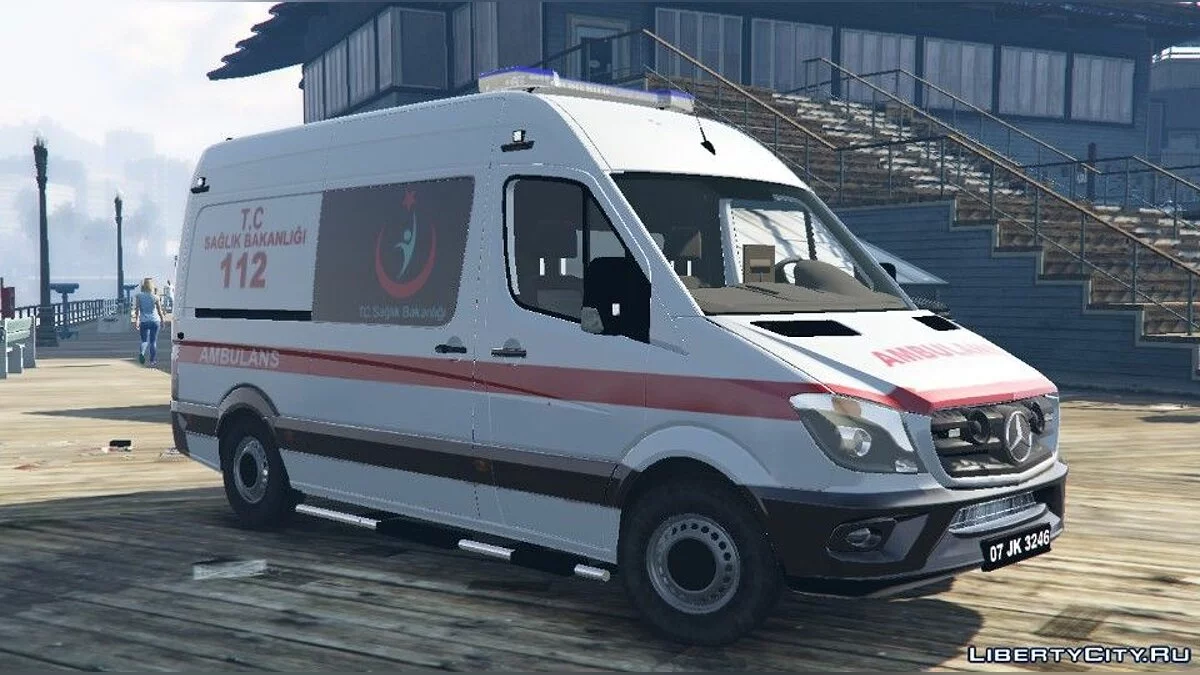 Mercedes-Benz Sprinter - türkischer Krankenwagen / GTA 5