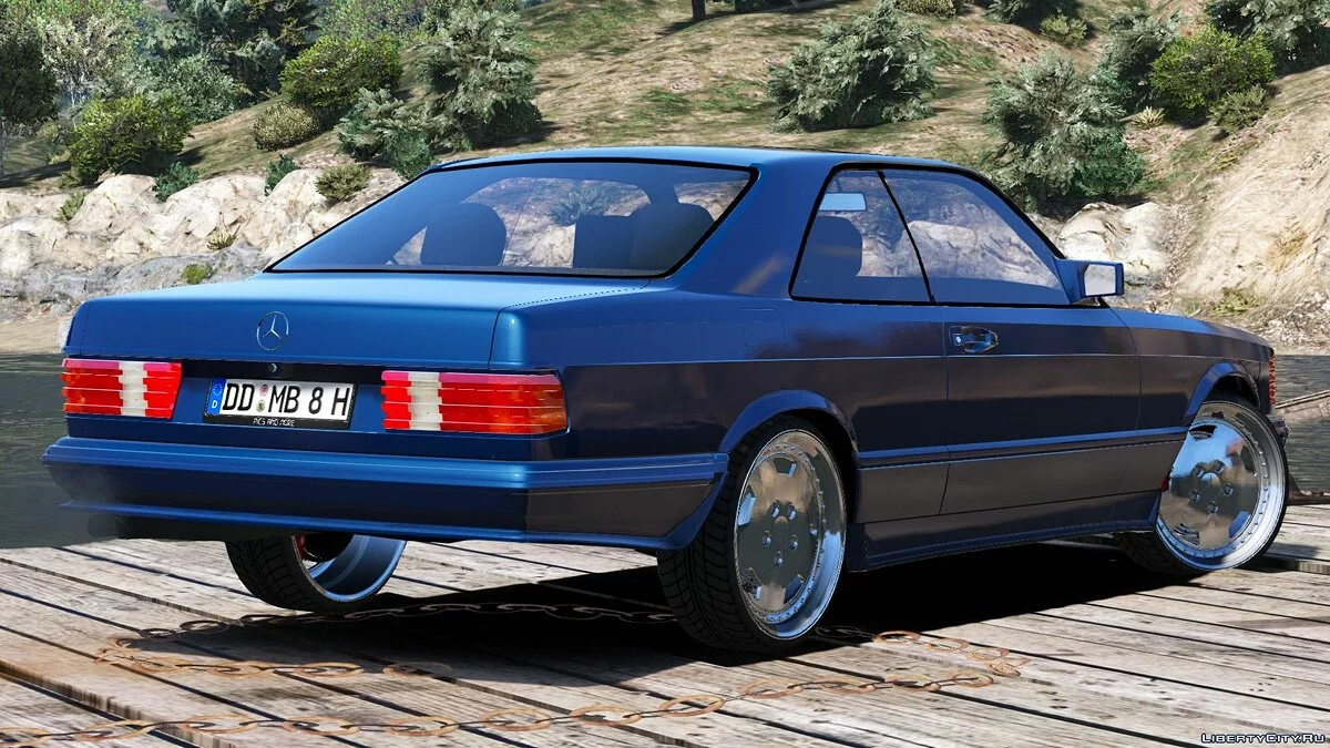 Mercedes Benz 560 SEC 1991 W126 Купе [Add-On | Replace] 1.2 / GTA 5