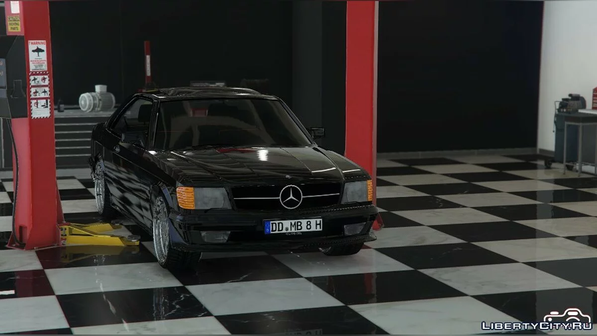 Mercedes Benz 560 SEC 1991 W126 Купе [Add-On | Replace] 1.2 / GTA 5