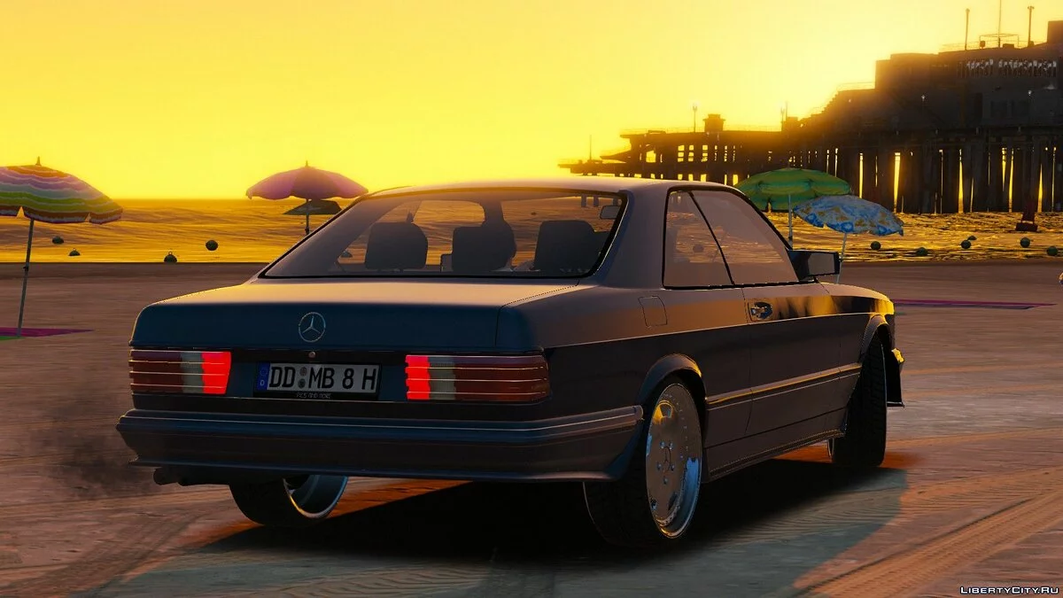 Mercedes Benz 560 SEC 1991 W126 Купе [Add-On | Replace] 1.2 / GTA 5