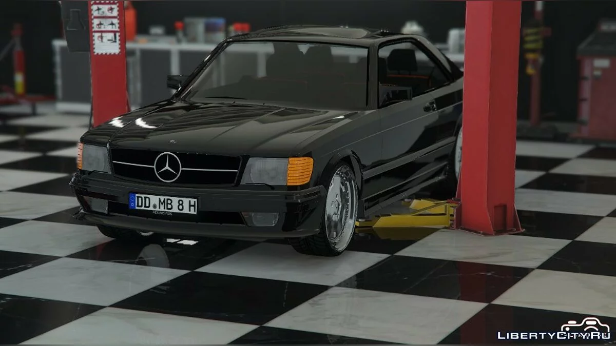Mercedes Benz 560 SEC 1991 W126 Купе [Add-On | Replace] 1.2 / GTA 5