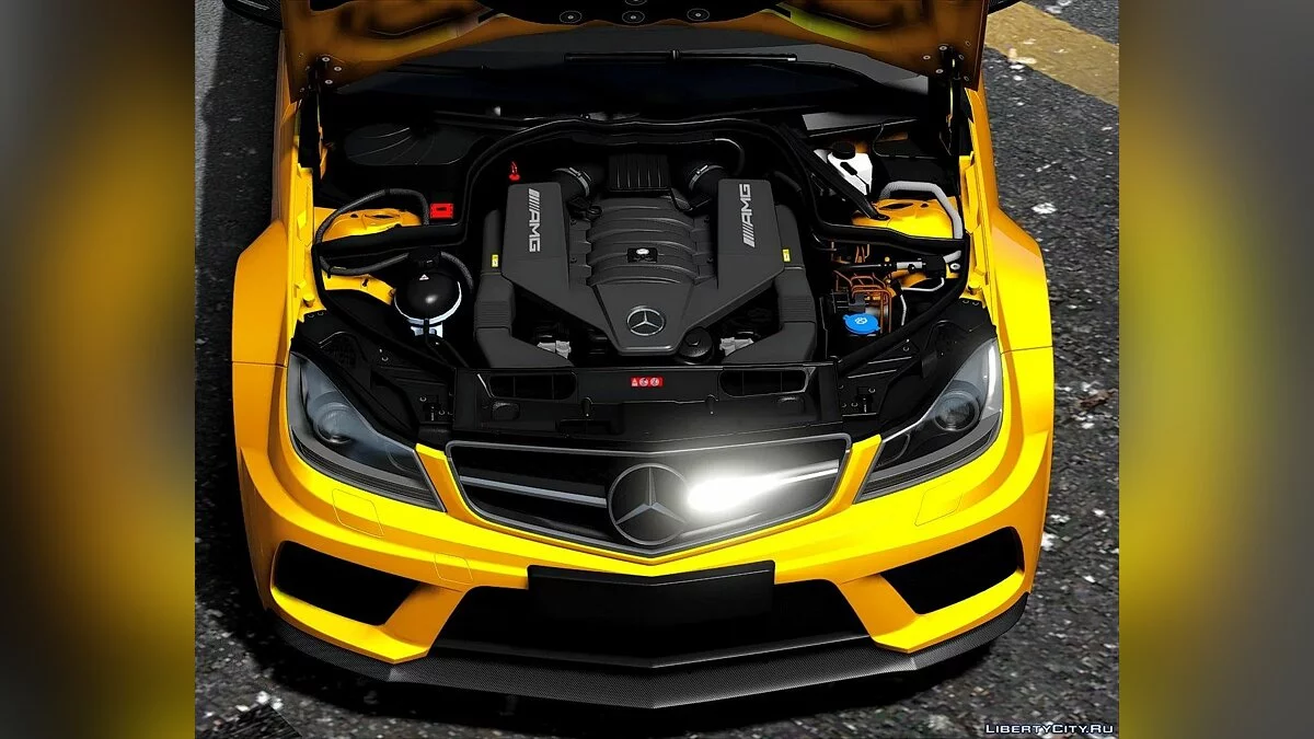 2012 Mercedes-Benz C63 AMG Coupe Black Series [Add-On | Tuning | Extras | Vorlage] 1.1b / GTA 5