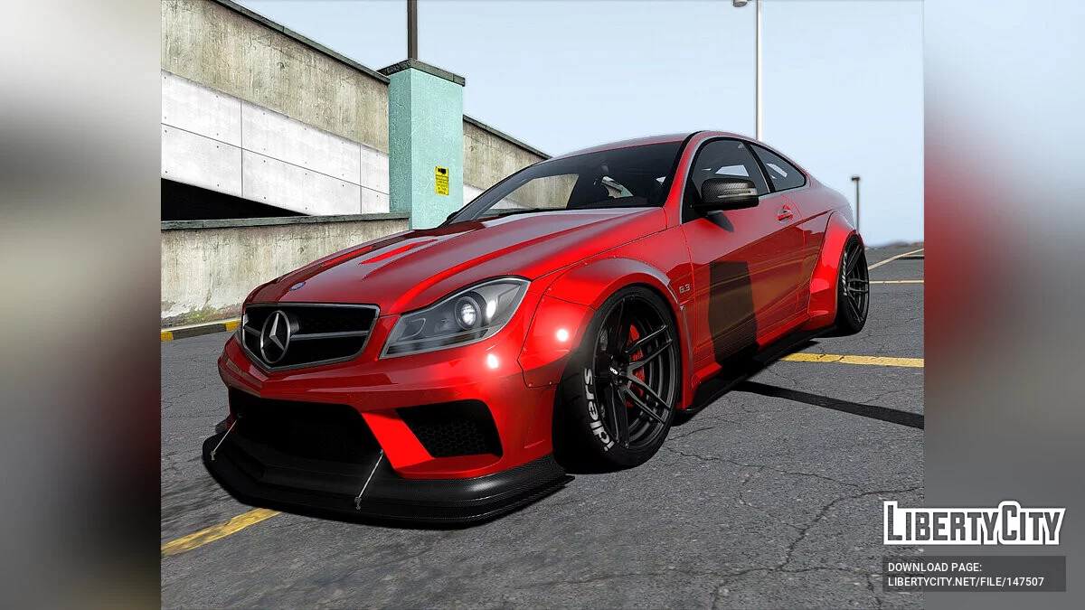 2012 Mercedes-Benz C63 AMG Coupe Black Series [Add-On | Tuning | Extras | Vorlage] 1.1b / GTA 5