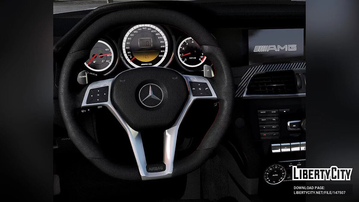 2012 Mercedes-Benz C63 AMG Coupe Black Series [Add-On | Tuning | Extras | Vorlage] 1.1b / GTA 5