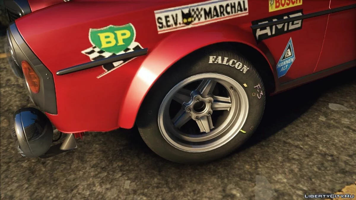 Mercedes-Benz 300 SEL 6.8 AMG PIG VERMELHO 1972 / GTA 5