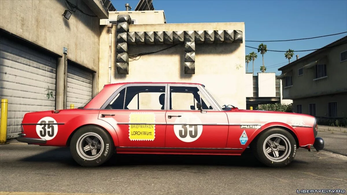 Mercedes-Benz 300 SEL 6.8 AMG PIG VERMELHO 1972 / GTA 5