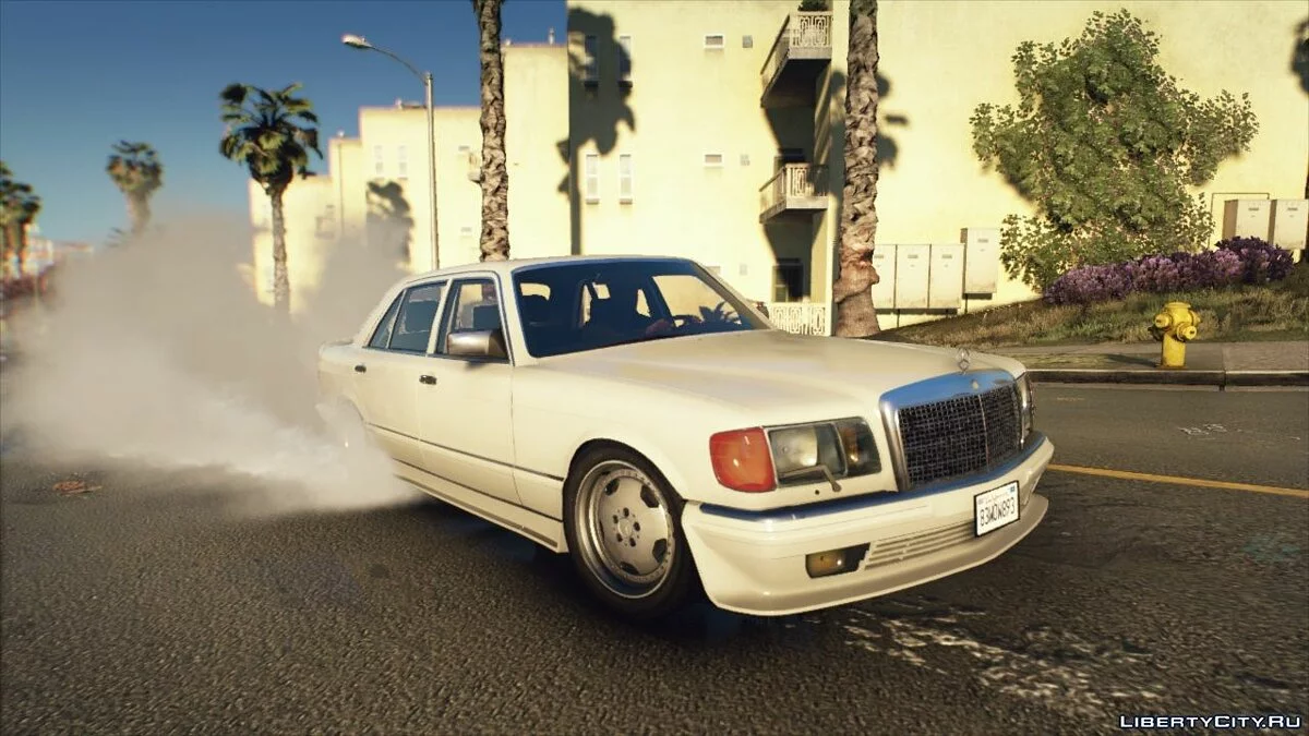 Mercedes Benz 560SEL (w126) especificación US [Add-On / Reemplazo | Animaciones | Tuning | LODS] 1.0 / GTA 5