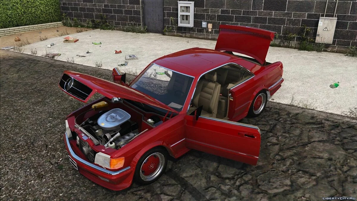 1987 Mercedes-Benz 560 SEC C126 [Add-On | Tuning | Extras | LODs] 1.2a / GTA 5