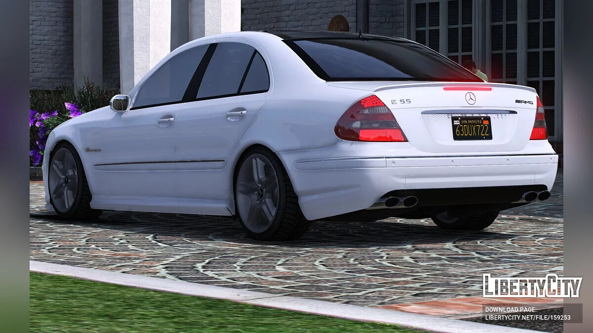 Mercedes-Benz E55 AMG (W211) [Add-On / Substituir / FiveM | Tuning | Som] 4.1 / GTA 5