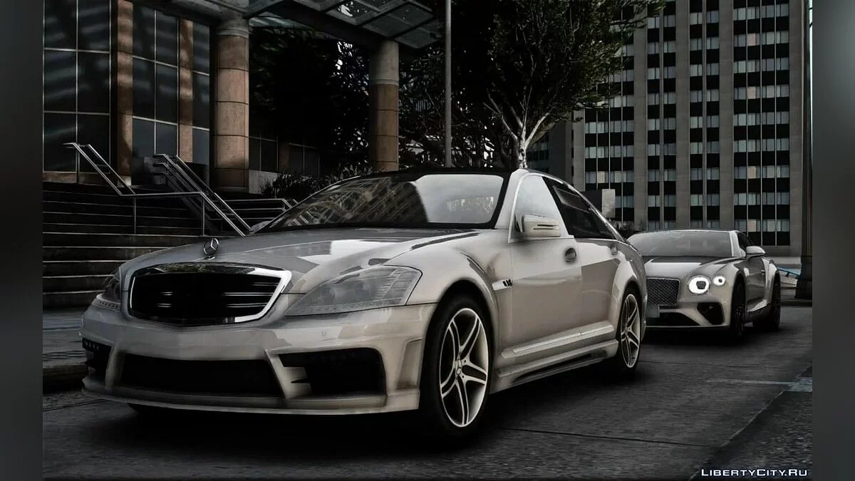 Mercedes-Benz S-Class w221 Black Bison Edition 2009 / GTA 5
