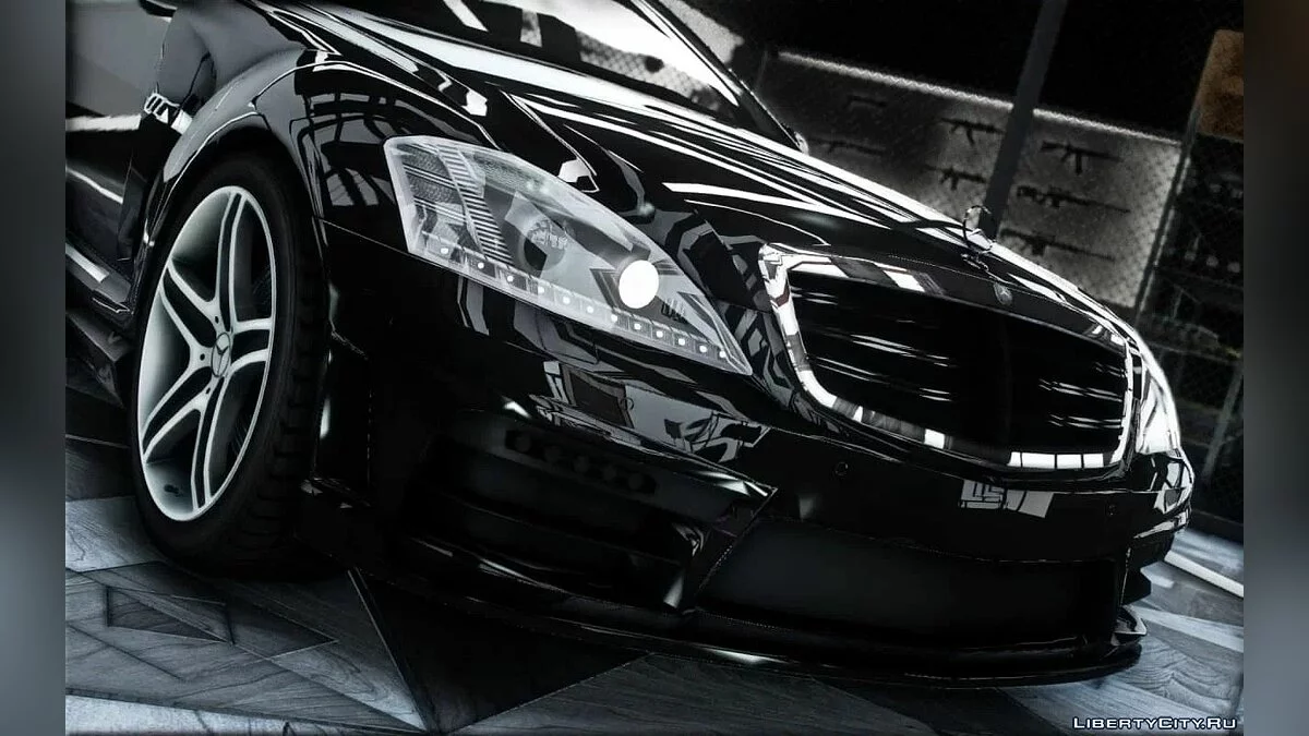 Mercedes-Benz S-Class w221 Black Bison Edition 2009 / GTA 5