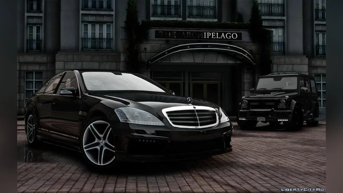Mercedes-Benz S-Class w221 Black Bison Edition 2009 / GTA 5