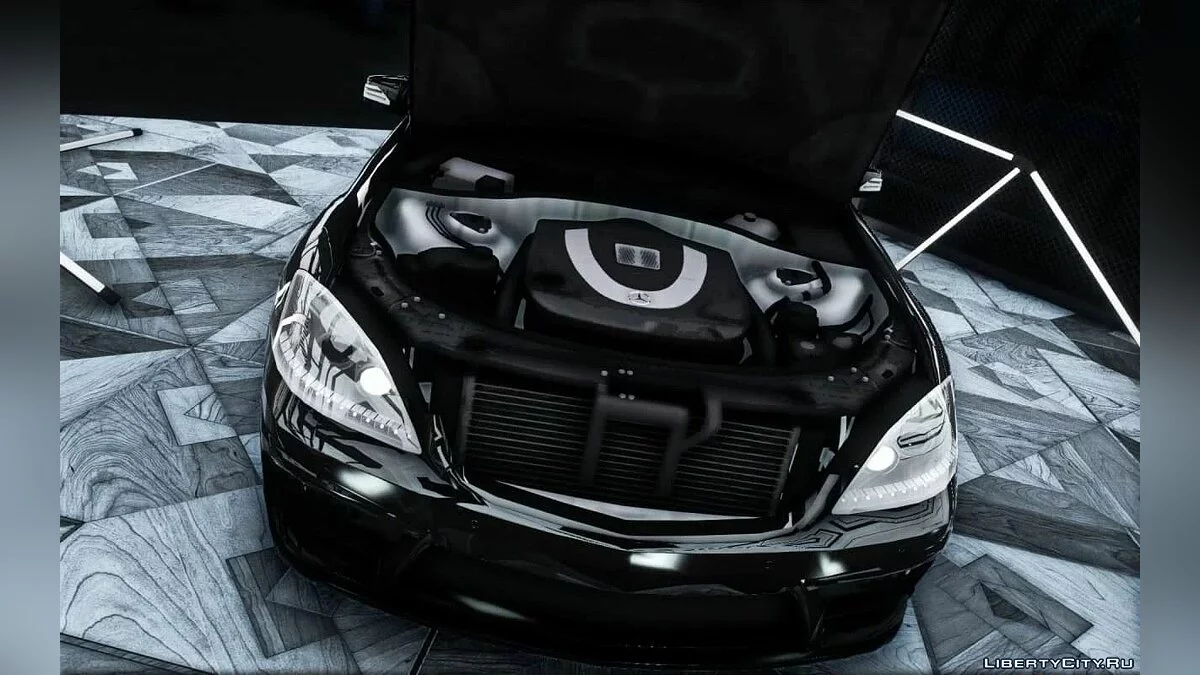 Mercedes-Benz S-Class w221 Black Bison Edition 2009 / GTA 5