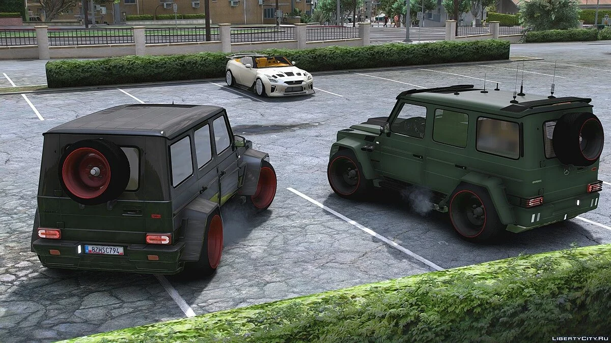 Mercedes-Benz G700 BRABUS Повернувся v1.1 / GTA 5