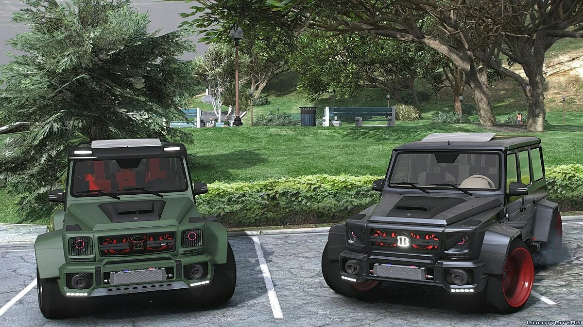 Mercedes-Benz G700 BRABUS Повернувся v1.1 / GTA 5