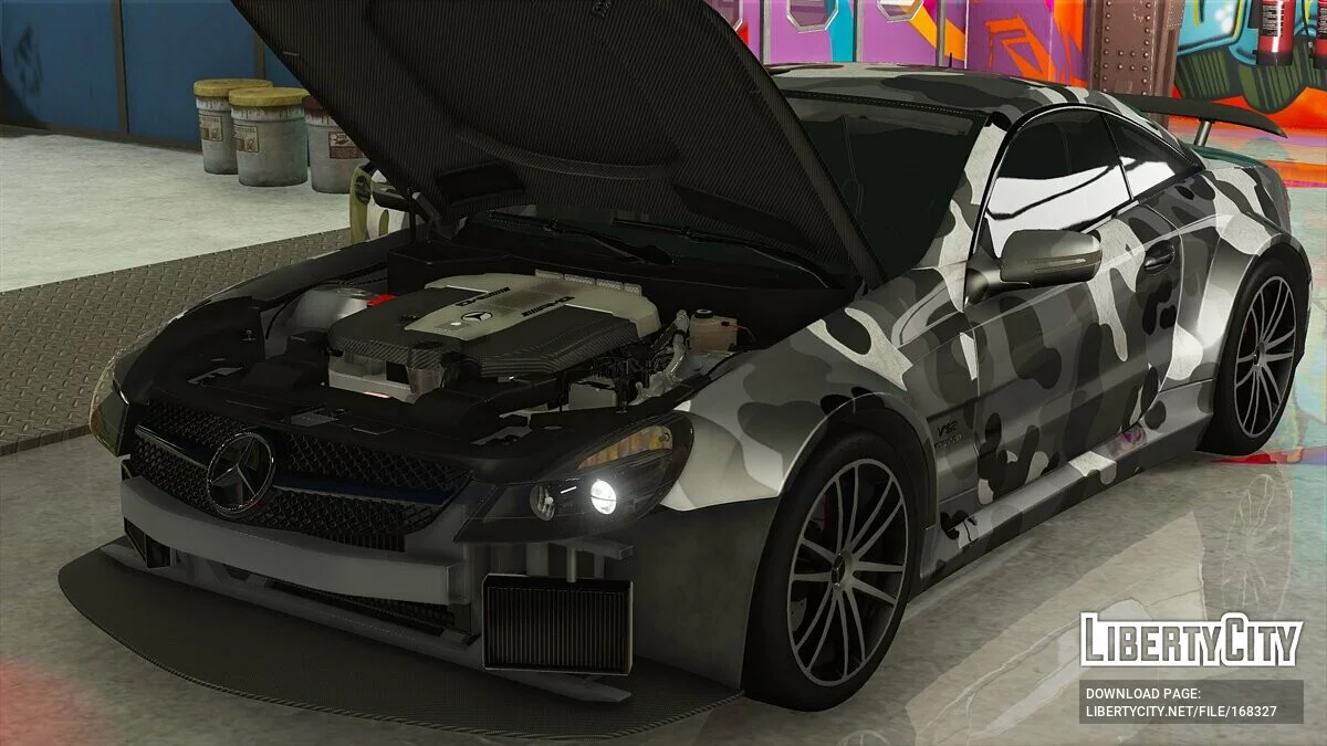 2009 Mercedes-Benz SL65 AMG Black Series v2.1 / GTA 5