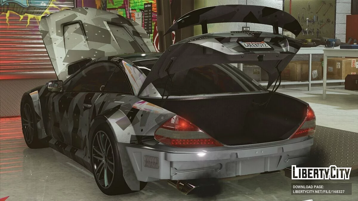 2009 Mercedes-Benz SL65 AMG Black Series v2.1 / GTA 5