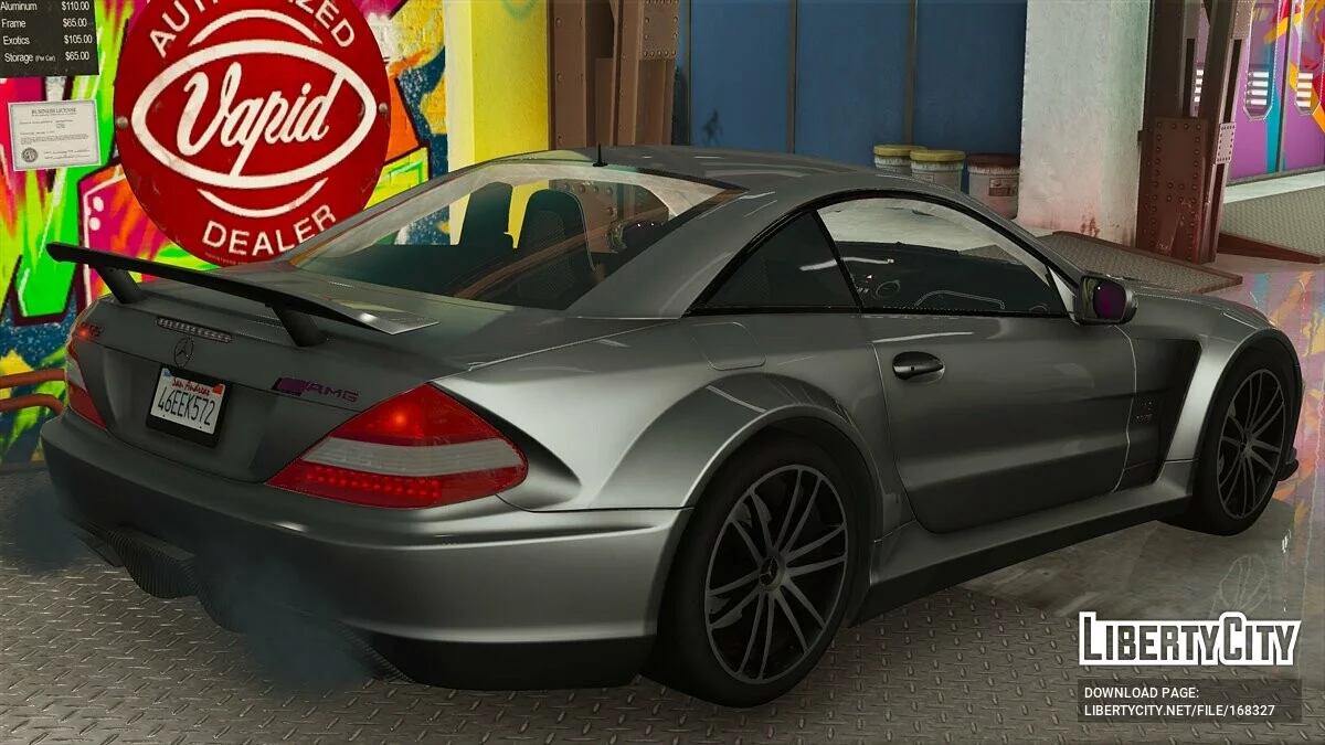 2009 Mercedes-Benz SL65 AMG Black Series v2.1 / GTA 5