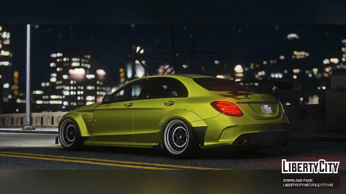 Mercedes Benz W205 C63 Darwin Pro 2015 v1.0 / GTA 5