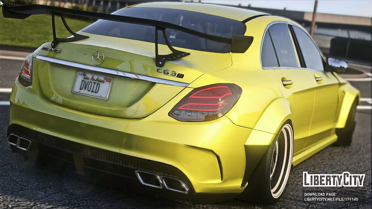 Mercedes Benz W205 C63 Darwin Pro 2015 v1.0 / GTA 5