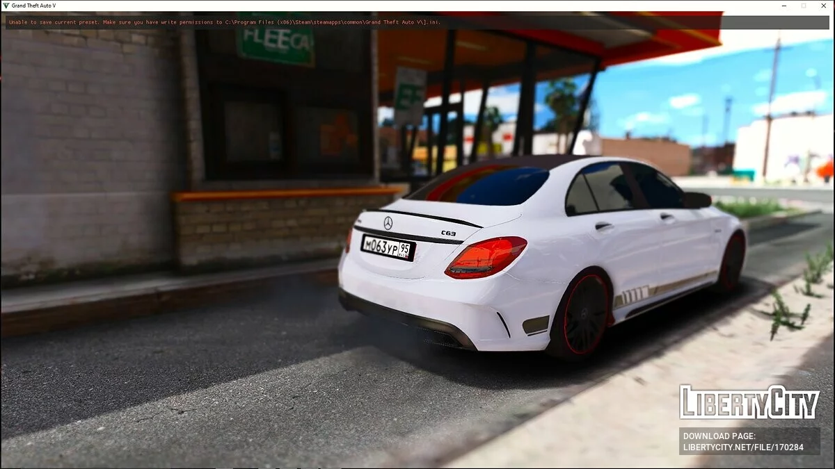 Mercedes-Benz C63 W205 / GTA 5