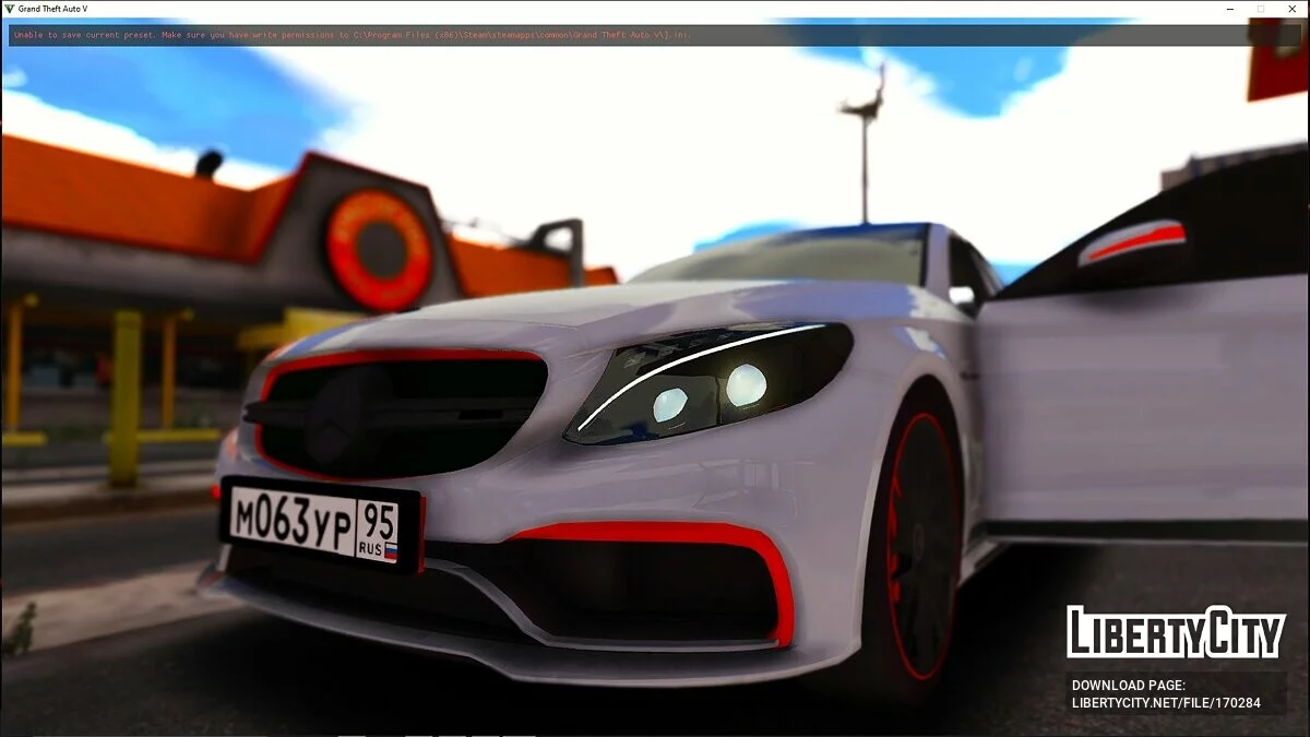 Mercedes-Benz C63 W205 / GTA 5