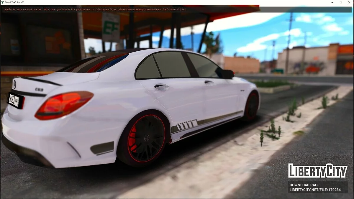 Mercedes-Benz C63 W205 / GTA 5