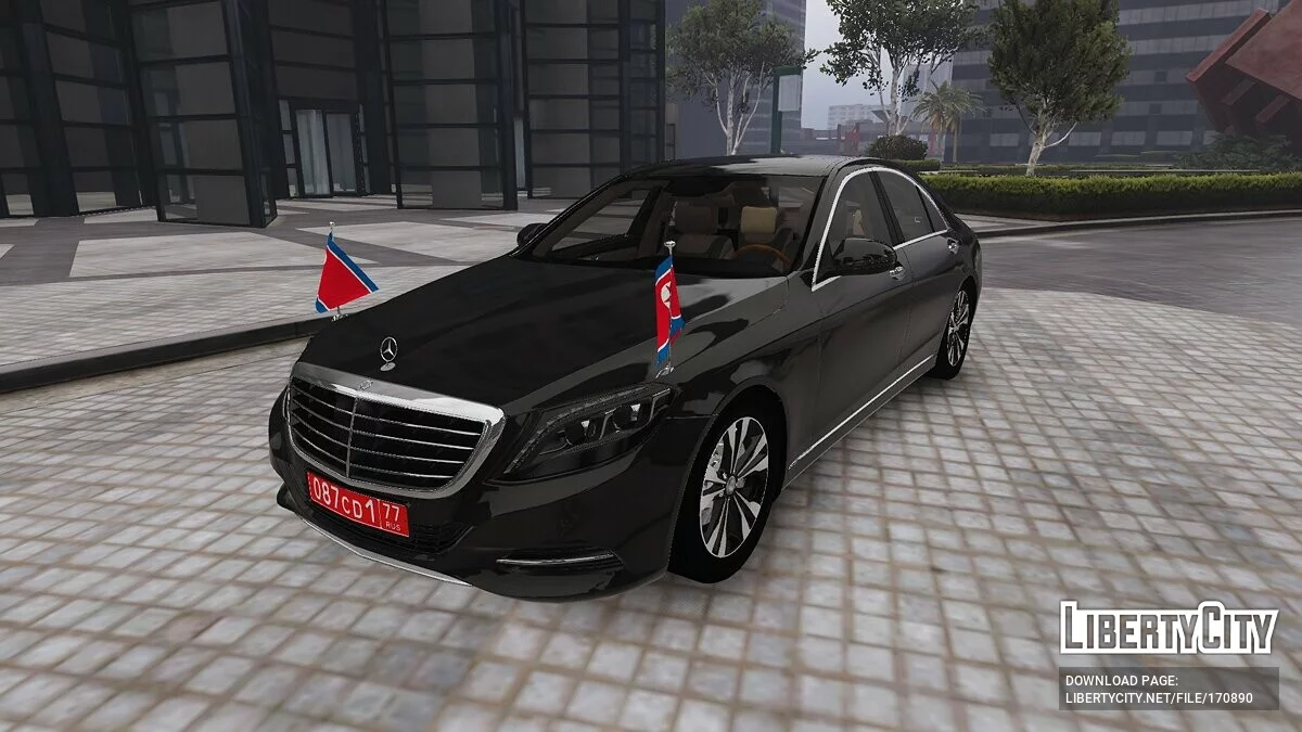 Mercedes-Benz S500 Ambassade de Corée du Nord / GTA 5