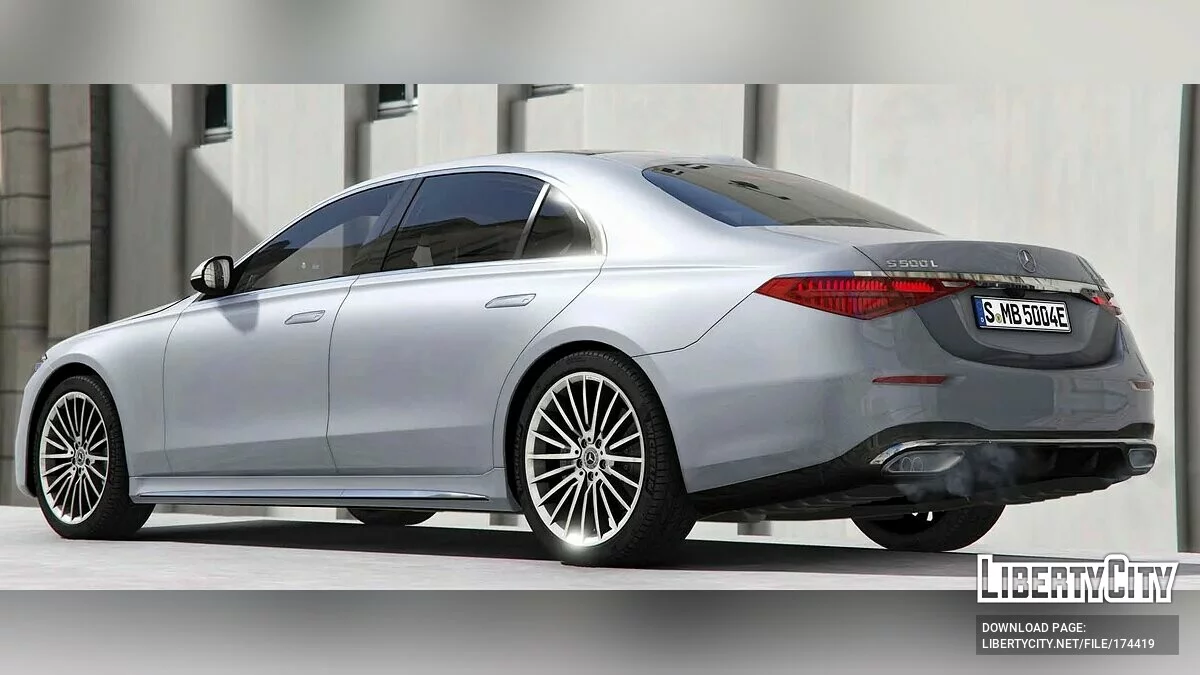 مرسيدس-بنز 2022 S-class S500 W223 AMG Line v1.3 / جي تي أي 5